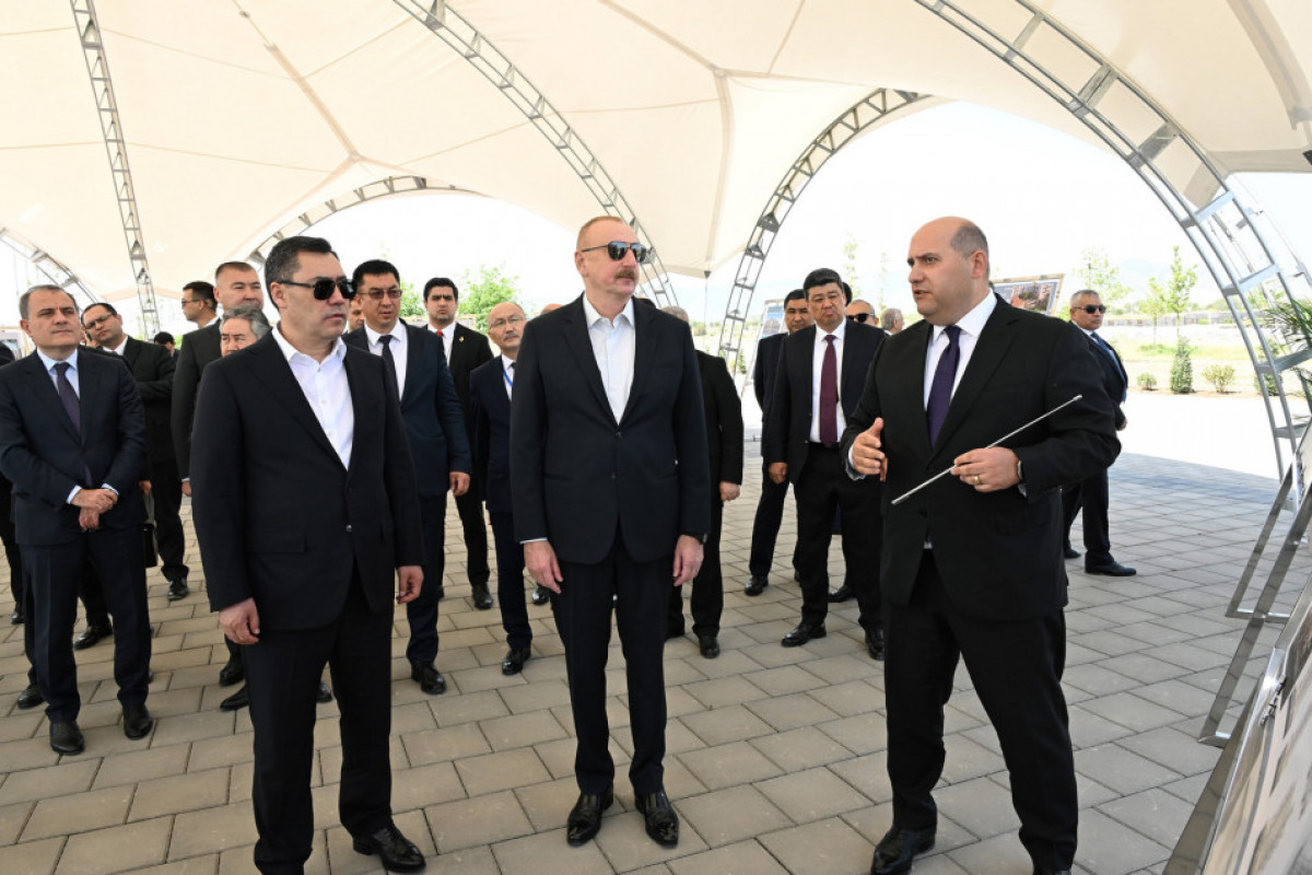 Президенты Азербайджана и Кыргызстана посетили город Агдам - ОБНОВЛЕНО 