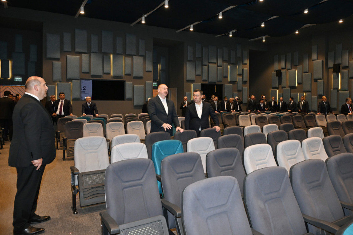 Президенты Азербайджана и Кыргызстана посетили Агдамский конференц-центр-ОБНОВЛЕНО 1 
