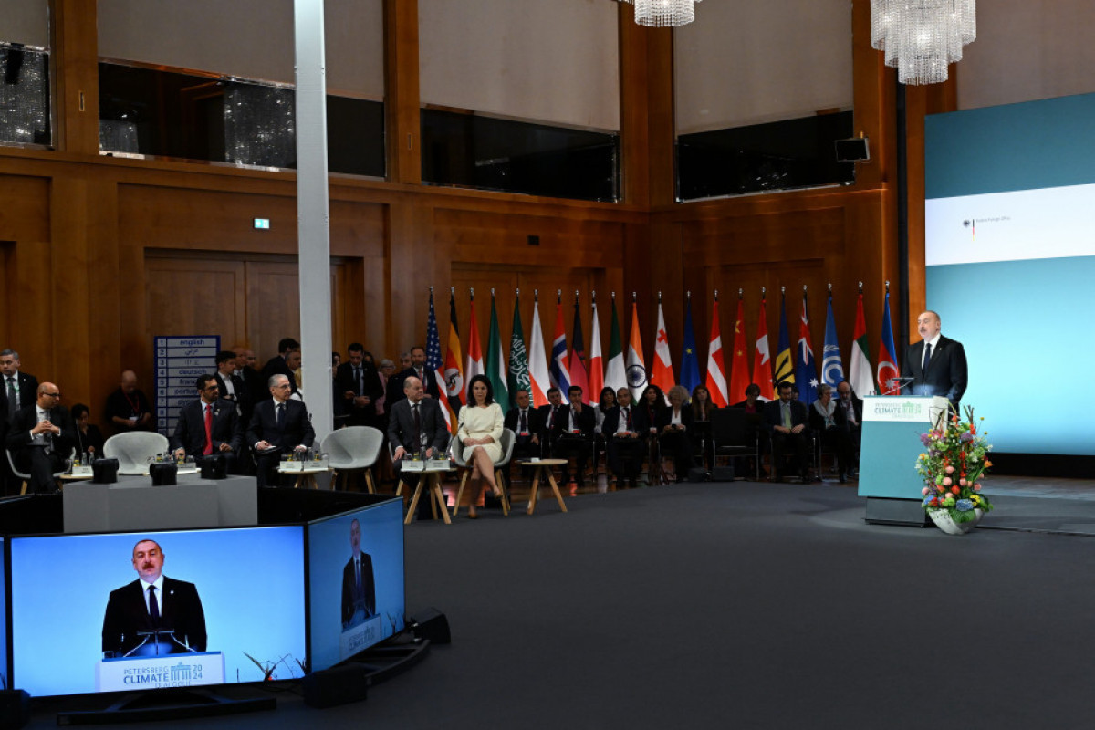 Президент Азербайджана принял участие в сегменте высокого уровня XV Петерсбергского климатического диалога в Берлине -ОБНОВЛЕНО-3 