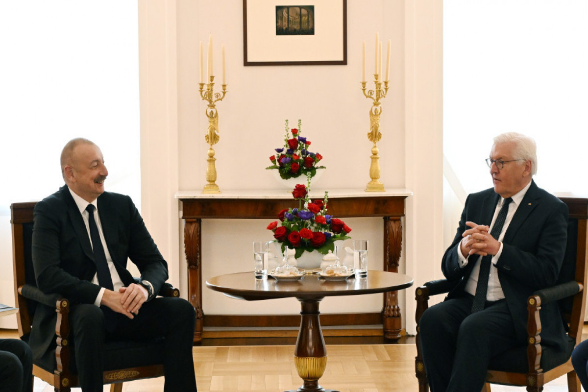 Завершилась встреча президентов Азербайджана и Германии в расширенном составе -ОБНОВЛЕНО-1 