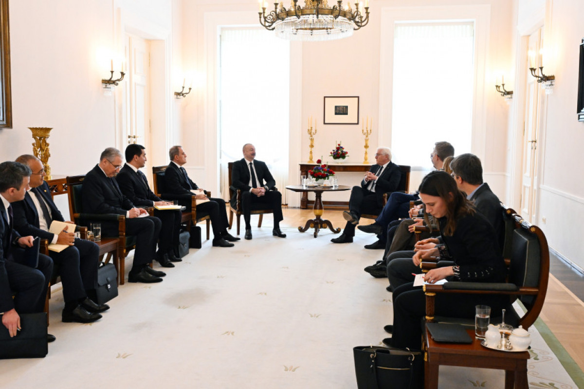 Завершилась встреча президентов Азербайджана и Германии в расширенном составе -ОБНОВЛЕНО 
