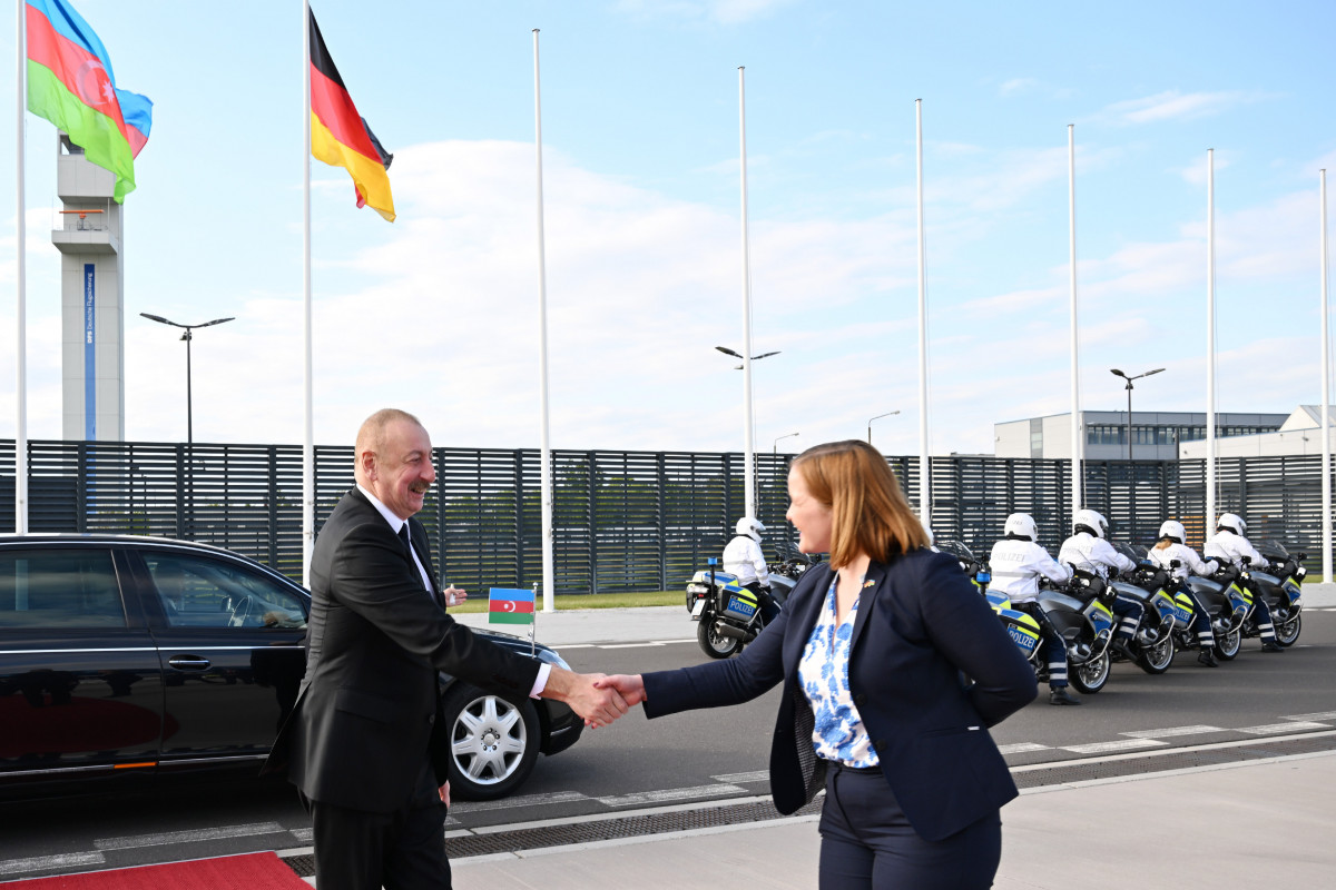 Завершился рабочий визит Президента Ильхама Алиева в Германию-ФОТО 