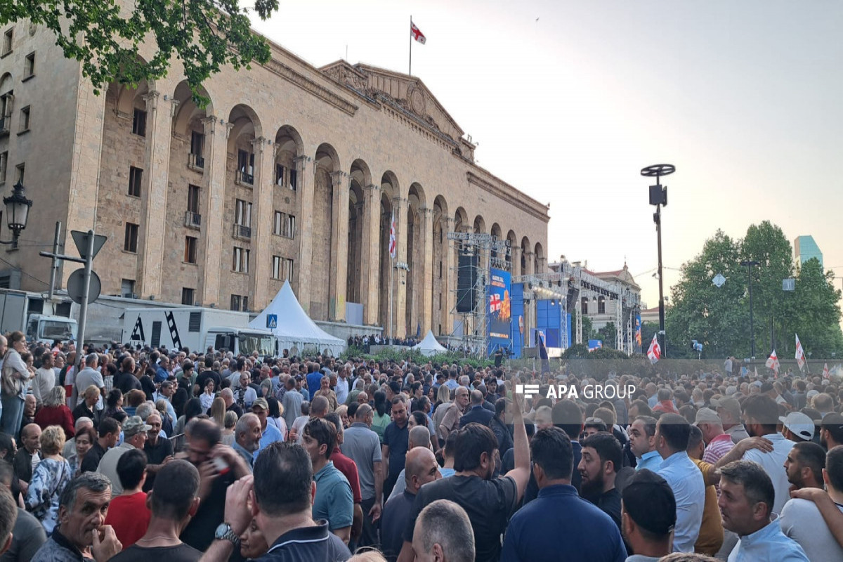 В Тбилиси состоялся митинг правящей партии за закон об иноагентах-ОБНОВЛЕНО 
