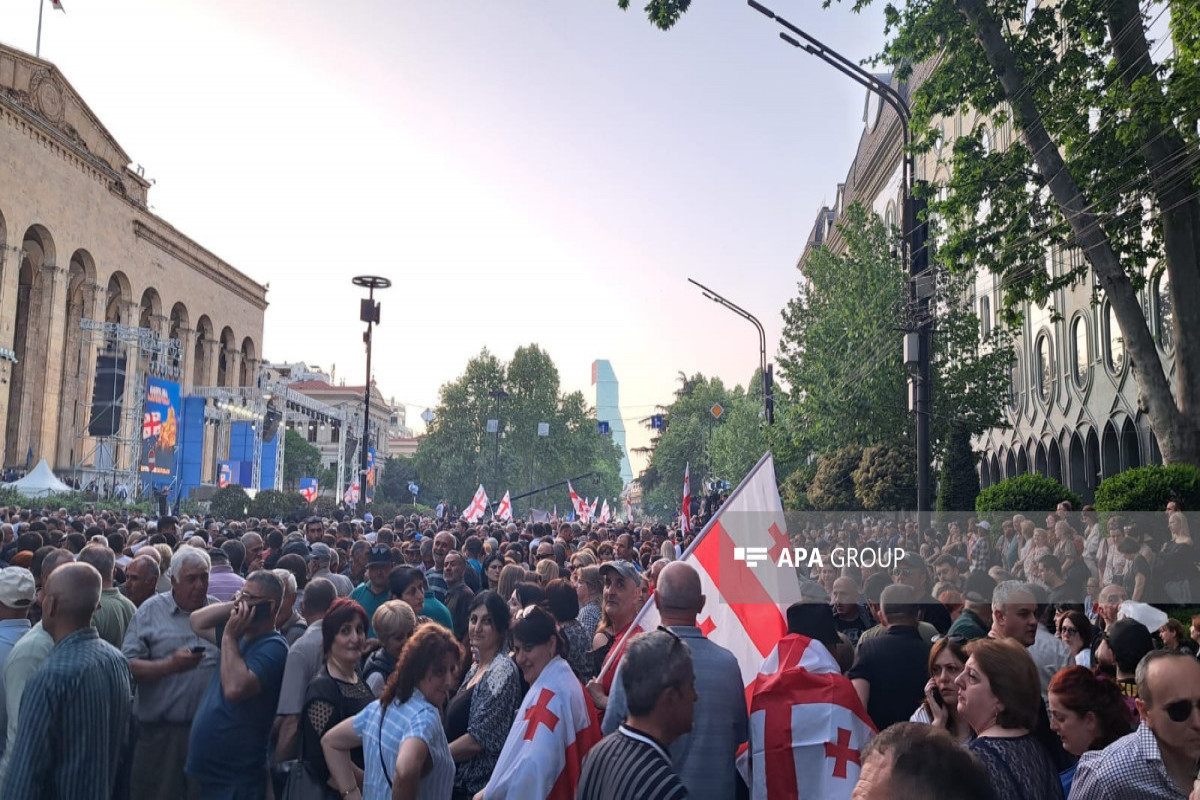 В Тбилиси состоялся митинг правящей партии за закон об иноагентах-ОБНОВЛЕНО 