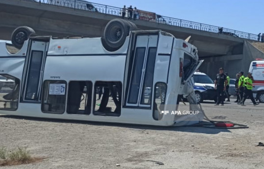 На дороге Баку-Губа столкнулись 2 пассажирских автобуса, есть погибший и пострадавшие - ФОТО -ВИДЕО -ОБНОВЛЕНО-2 