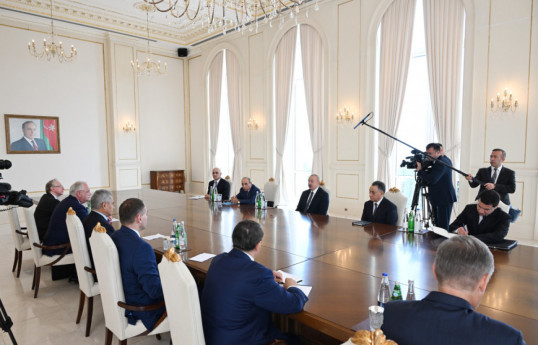 Президент Азербайджана принял секретаря Совбеза РФ