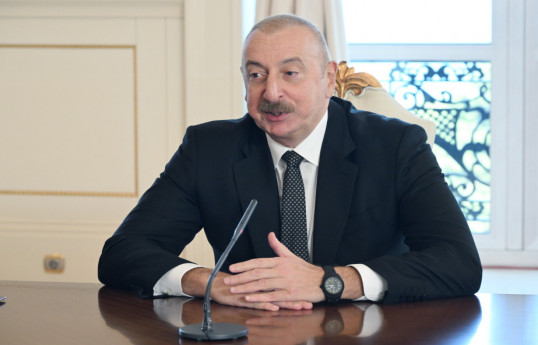 Президент Ильхам Алиев