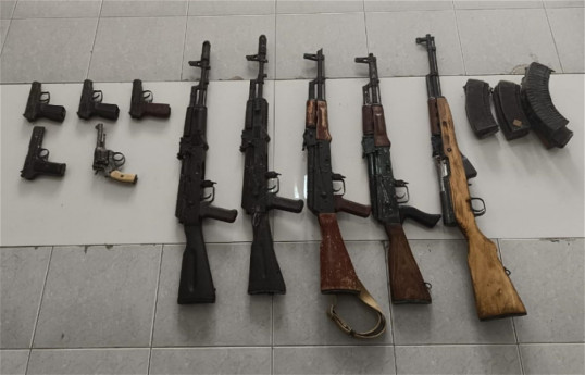 В Ханкенди найдено оружие и боеприпасы