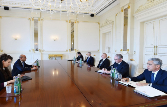 Президент Азербайджана принял исполнительного секретаря Рамочной конвенции ООН об изменении климата-ОБНОВЛЕНО 