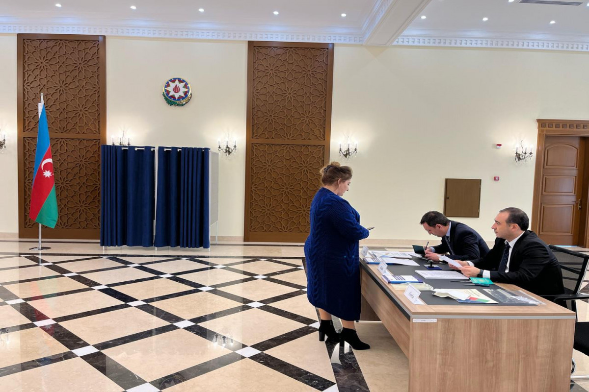 На избирательном участке в посольстве Азербайджана в Туркменистане голосование завершилось -ОБНОВЛЕНО 