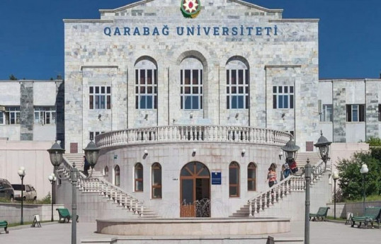 На первом этапе в Карабахском университете будут работать 70 человек