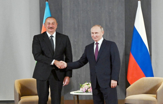 Путин направил поздравительное письмо Президенту Ильхаму Алиеву
