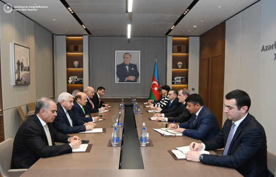 Глава МИД Азербайджана встретился с первым вице-спикером Палаты представителей Иордании