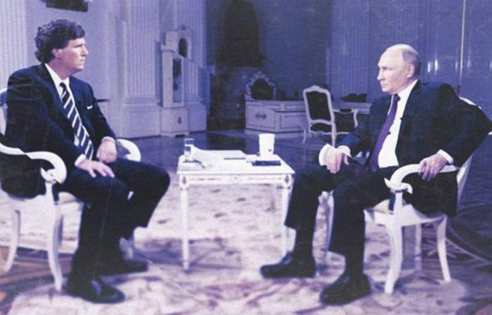 Белый дом: Интервью Карлсона с Путиным не повлияет на поддержку Киева в США