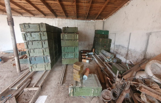 В Ходжавенде обнаружено 72 снаряда-ФОТО 