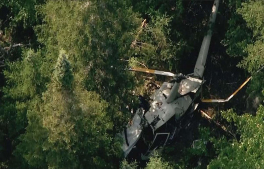 В США разбился вертолет, выживших нет