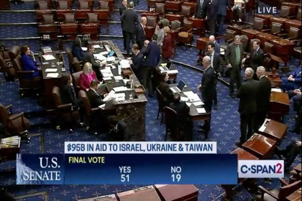 Сенат США утвердил законопроект о помощи Украине, Тайваню и Израилю