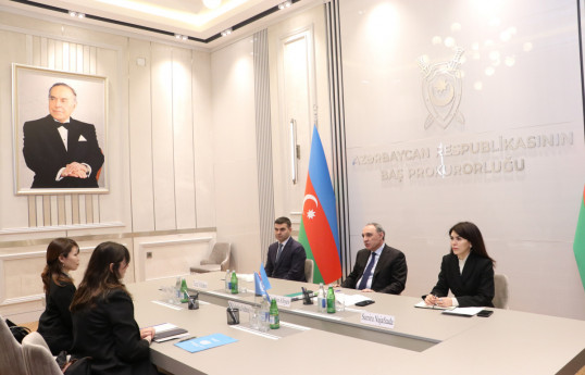 Генпрокурор Азербайджана принял резидент-координатора ООН