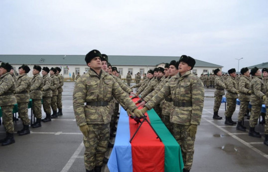 Церемонии присяги в Азербайджанской Армии пройдут закрытыми из-за вируса - СОВМЕСТНАЯ ИНФОРМАЦИЯ 