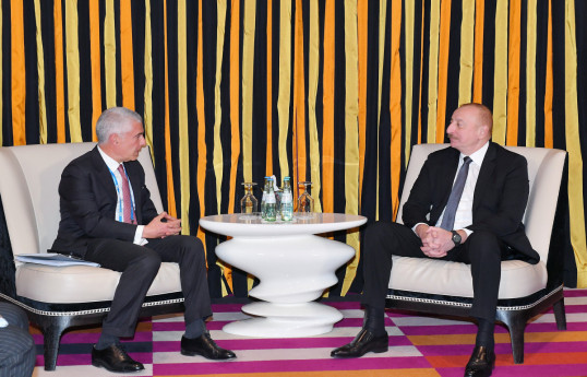 Президент Азербайджана встретился в Мюнхене с генеральным содиректором компании «Leonardo»-ОБНОВЛЕНО 