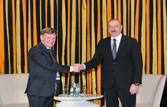 В Мюнхене состоялась встреча Президента Азербайджана с председателем парламентской группы Германия-Южный Кавказ Бундестага