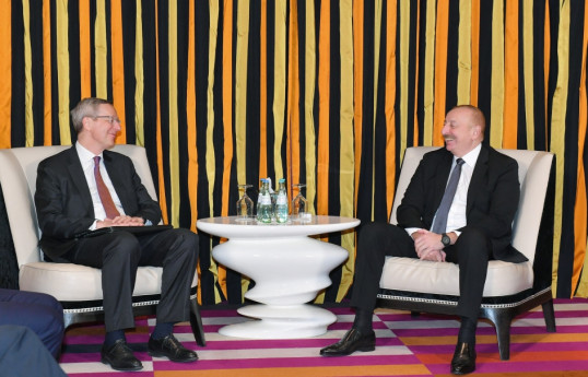В Мюнхене состоялась встреча Президента Ильхама Алиева с исполнительным директором Восточногерманской бизнес-ассоциации