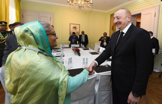 Президент Азербайджана встретился в Мюнхене с премьер-министром Бангладеш-ОБНОВЛЕНО 
