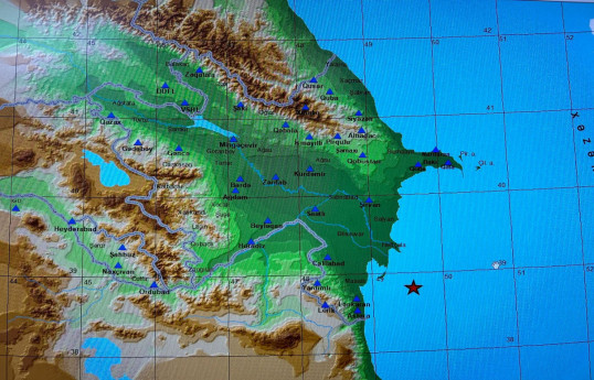 В Каспийском море произошло третье землетрясение за сутки -ОБНОВЛЕНО-1 