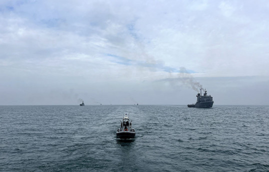 Проведены тактические учения боевых кораблей ВМС Азербайджана -ВИДЕО 