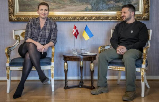 Зеленский встретился с премьер-министром Дании