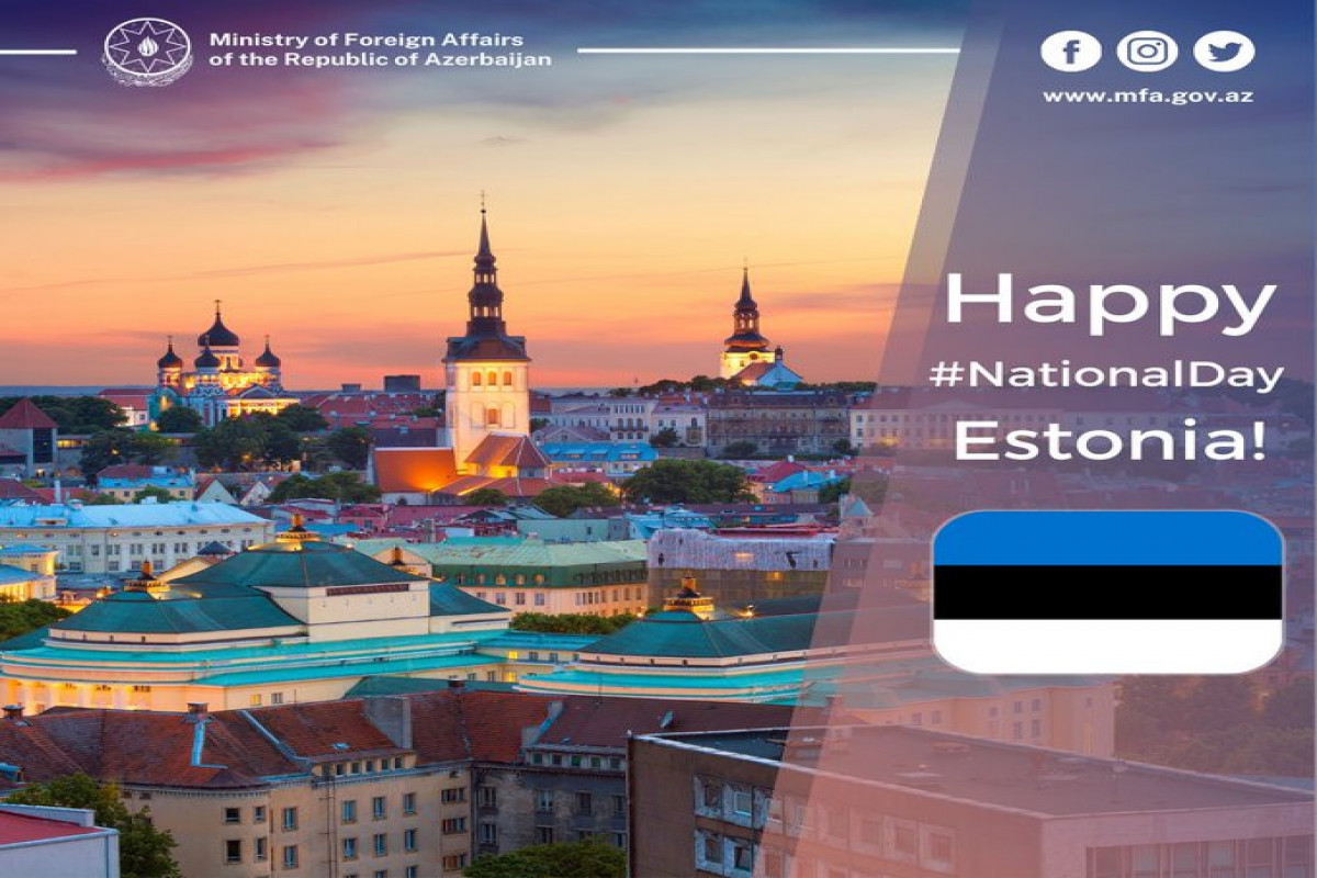 МИД Азербайджана  поздравил Эстонию с Национальным днем