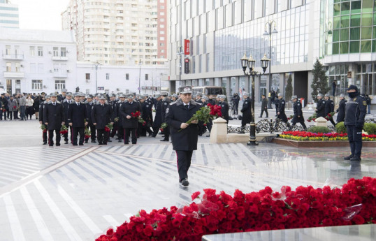 Сотрудники СГБ Азербайджана посетили памятник жертвам Ходжалинского геноцида