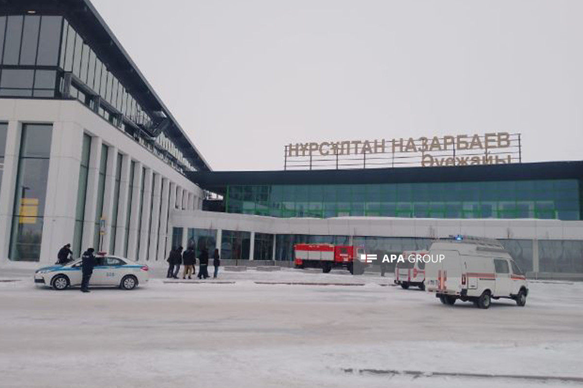 В Казахстане в аэропорту произошел пожар-<span class="red_color">ФОТО