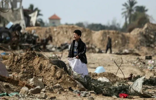 Район в секторе Газа, где палестинцы ждали гумпомощь, подвергся бомбардировке, погибли не менее 70 человек