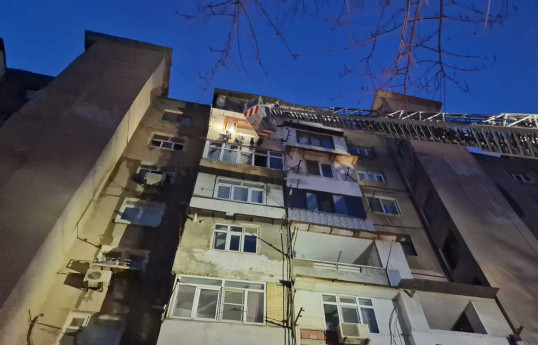 Пожар в жилом доме в Хатаинском районе Баку потушен -ОБНОВЛЕНО-ВИДЕО 