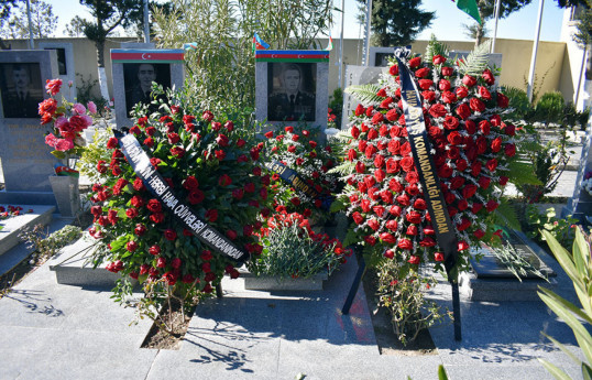 Посещена могила военного летчика шехида Рашада Атакишиева – ВИДЕО 