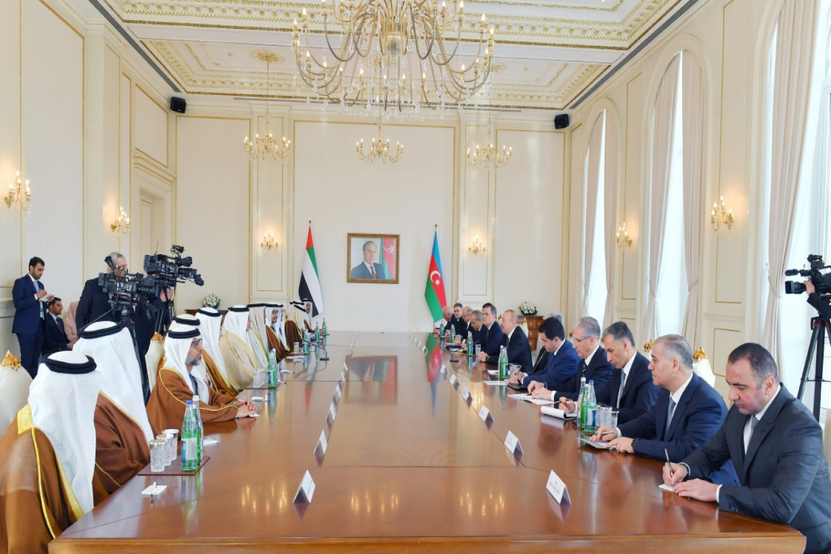 Состоялась встреча президентов Азербайджана и ОАЭ в расширенном составе -ОБНОВЛЕНО-1 