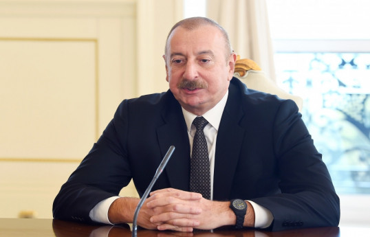 Президент Ильхам Алиев
