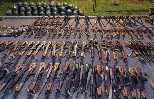 В Ханкенди обнаружено большое количество боеприпасов
