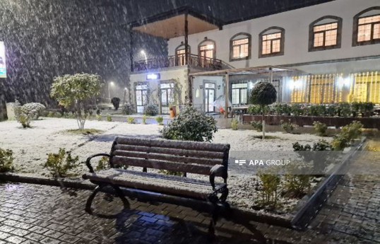 Большая часть Зангилана покрыта снегом-ФОТО 