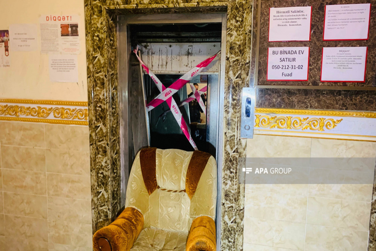 Лифт сорвался в одном из зданий в Баку: есть пострадавшие-ОБНОВЛЕНО -ОБНОВЛЕНО 