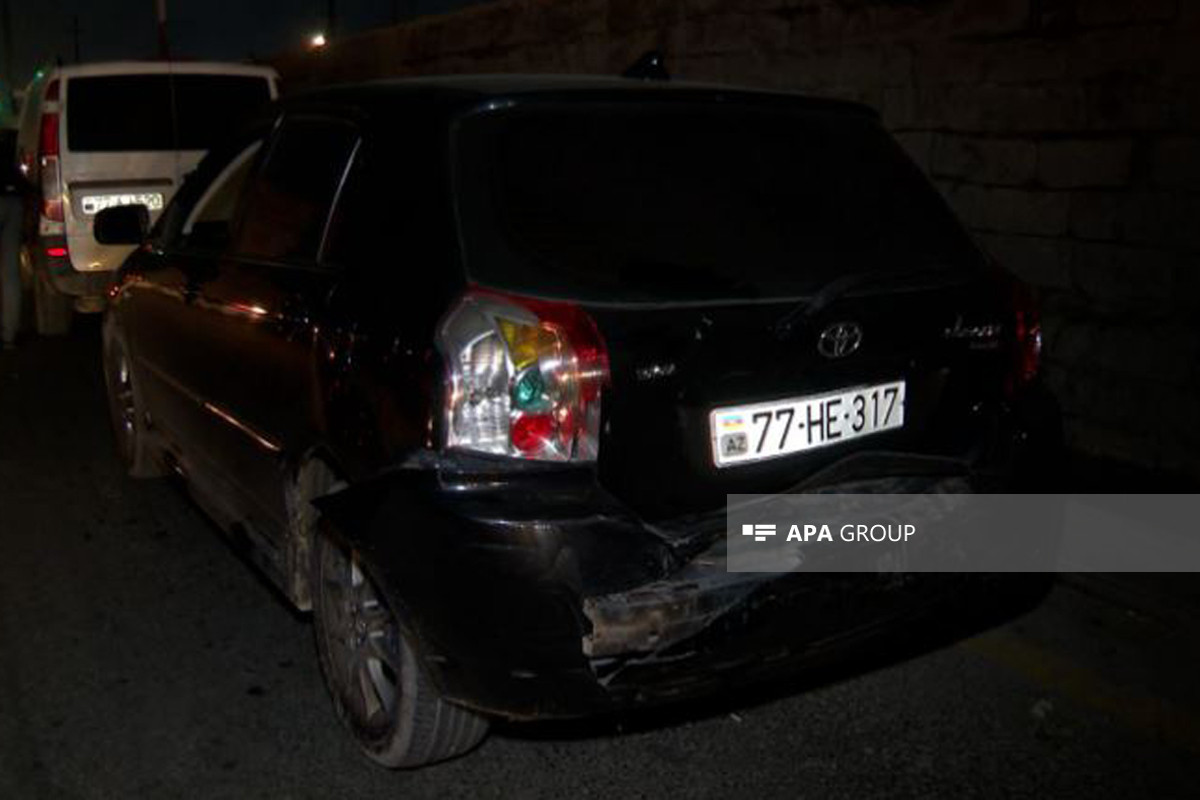 В Баку произошла цепная авария с избиением пассажира-ФОТО 