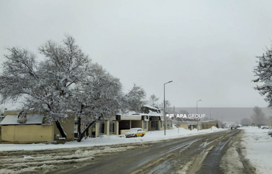 В районах Азербайджана выпадет снег, дороги покроются льдом