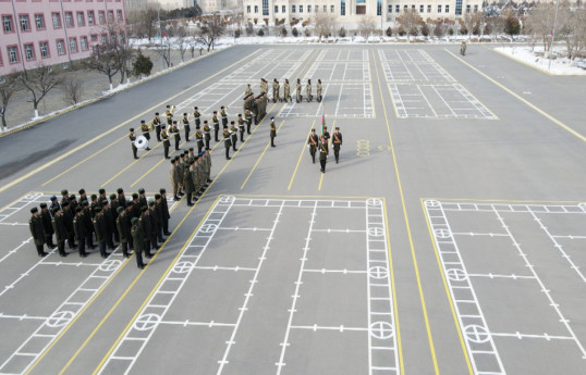 В отдельной общевойсковой армии Азербайджана состоялась церемония выпуска курсов военнослужащих-ФОТО 