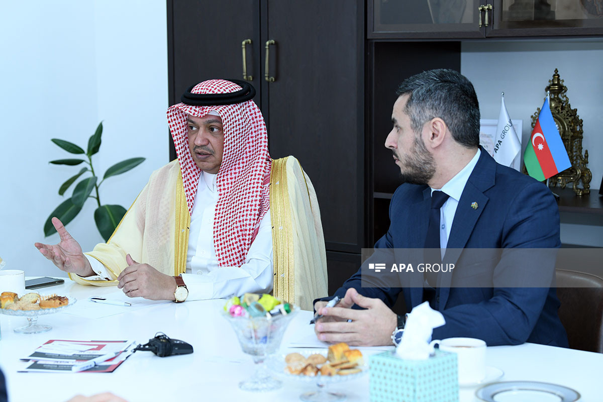 Посол Саудовской Аравии в Азербайджане посетил APA Media Group - ФОТО 