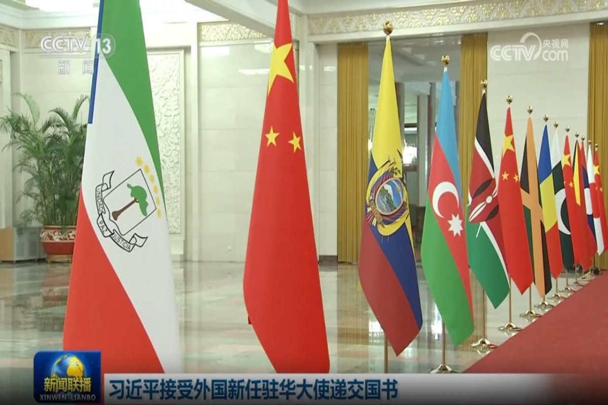 Лидер Китая принял верительные грамоты посла Азербайджана - ФОТО 