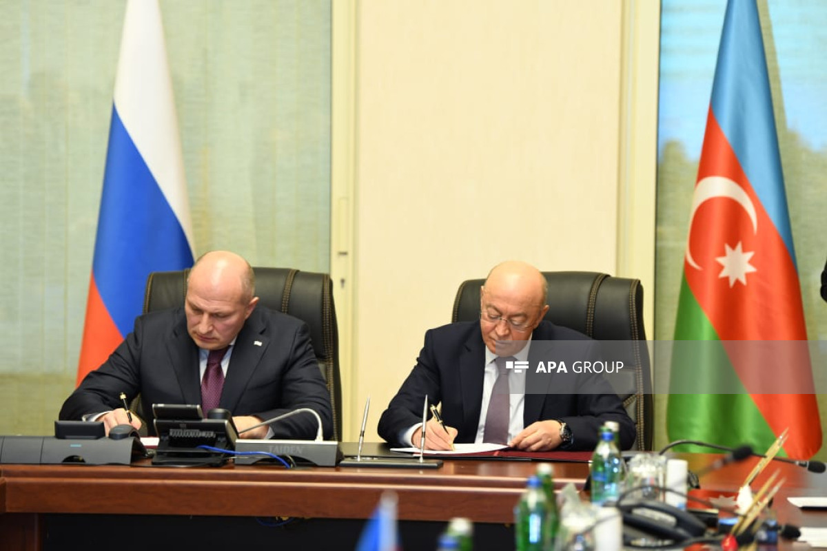 Подписан план действий между министерствами по чрезвычайным ситуациям Азербайджана и России
