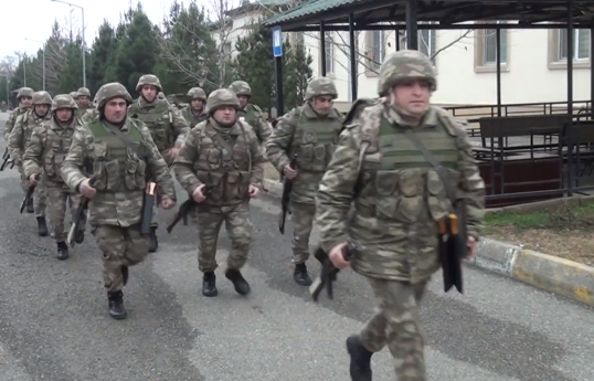 В азербайджанской армии проводятся мероприятия по боеготовности - ВИДЕО 