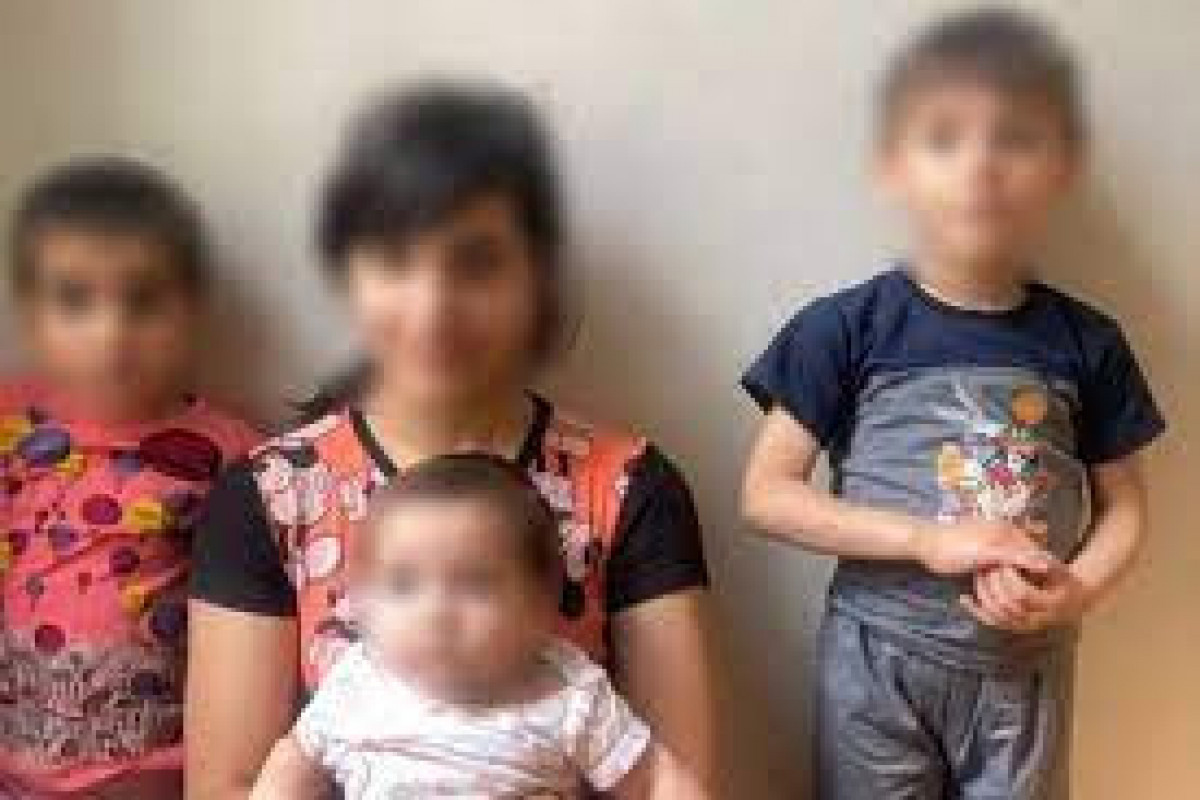 Госкомитет: Установлена личность женщины, которая, как утверждается, бросила своих четверых детей на улице в Баку