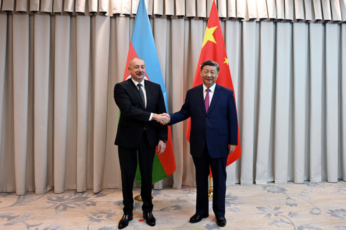 Президент Ильхам Алиев: Мы рады тому, что товарооборот между Азербайджаном и Китаем растет